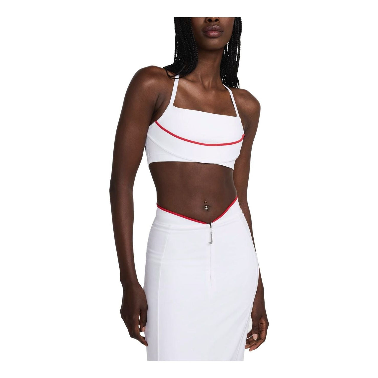 (WMNS) Nike x Jacquemus Sports Bra Asia Sizing 'White' FV5679-100