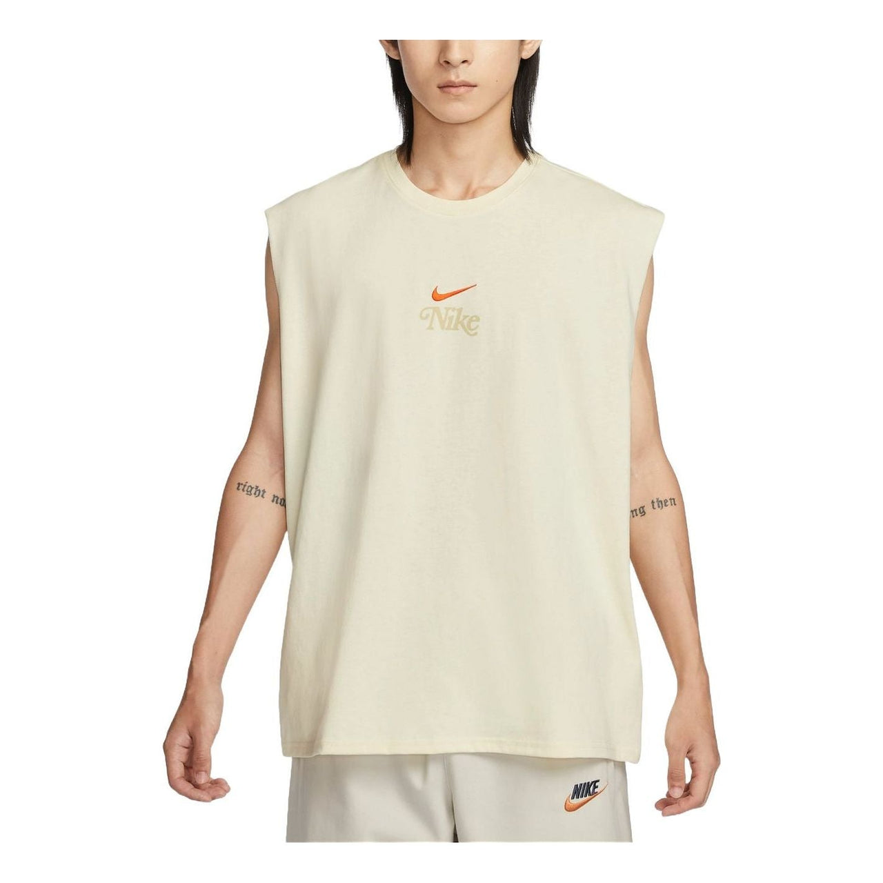 Nike Sportswear Graphic Tank Asia Sizing 'Coconut White' HM4455-113