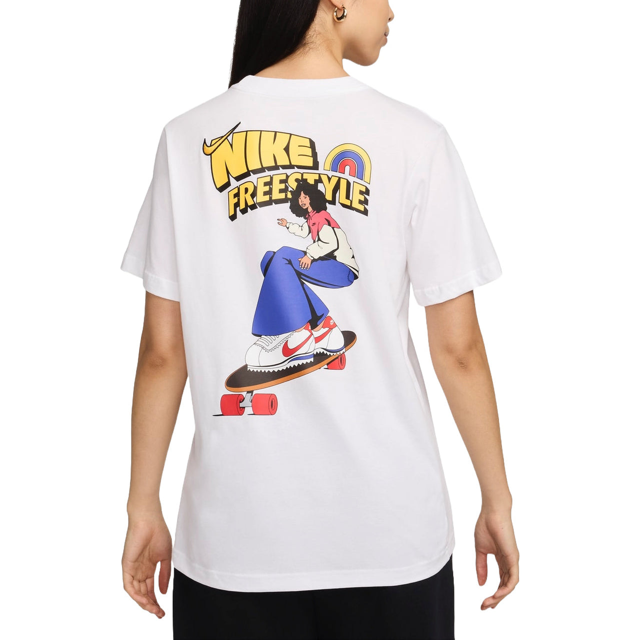 (WMNS) Nike Sportswear Loose T-shirt Asia Sizing 'White' HM5024-100