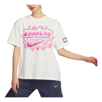 (WMNS) Nike Sportswear Oversized T-shirt Asia Sizing 'Sail' FZ1147-133