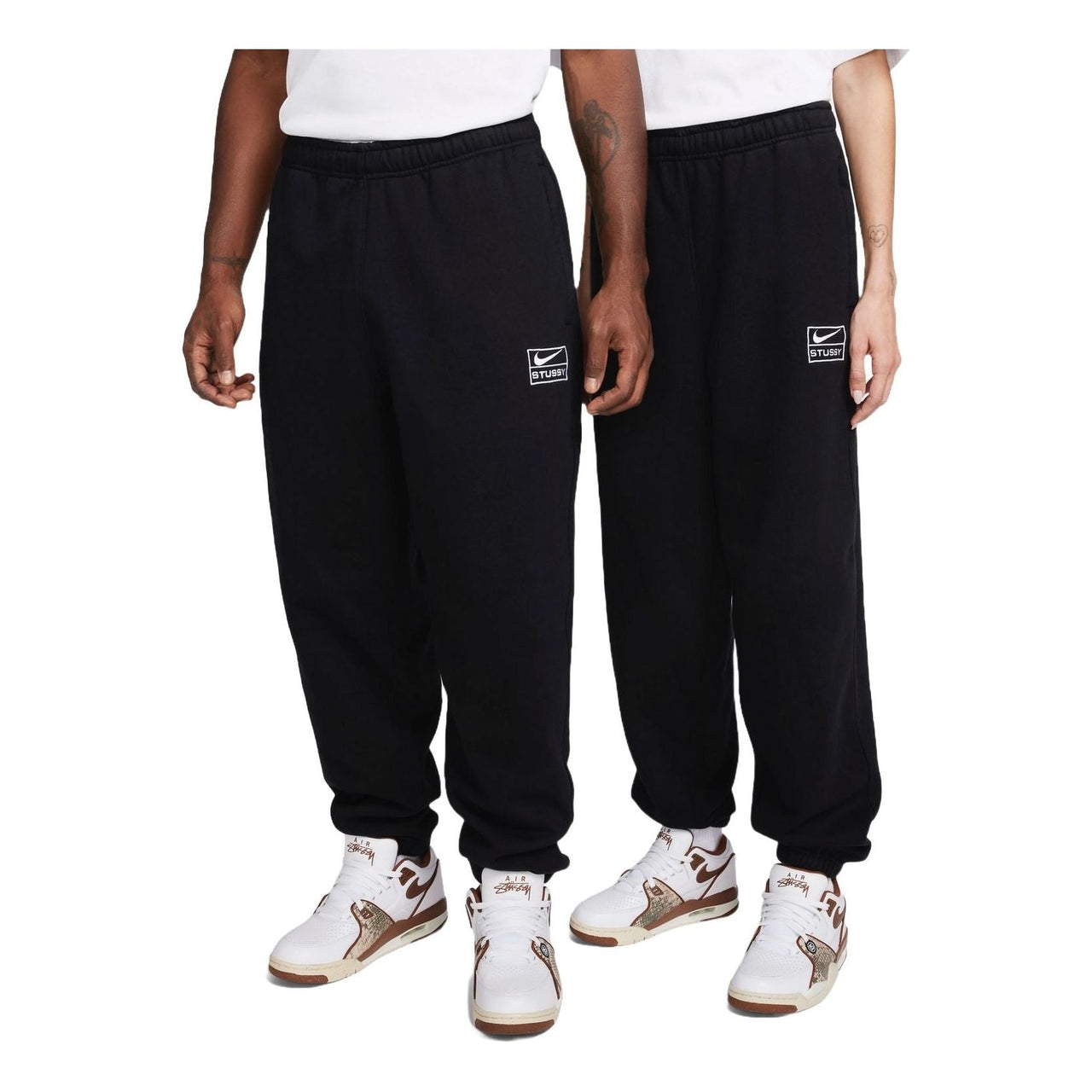 Nike x Stussy Stone Washed Fleece Sweatpants Asia Sizing 'Black' FN5236-010