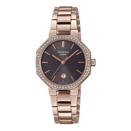CASIO SHE-4552CG-8AUPRS Waterproof Stainless Steel Strap SHE-4552CG-8AUPRS