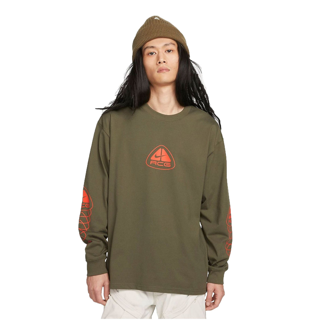 Nike ACG Long Sleeve Tee 'Olive Green' DX9455-325