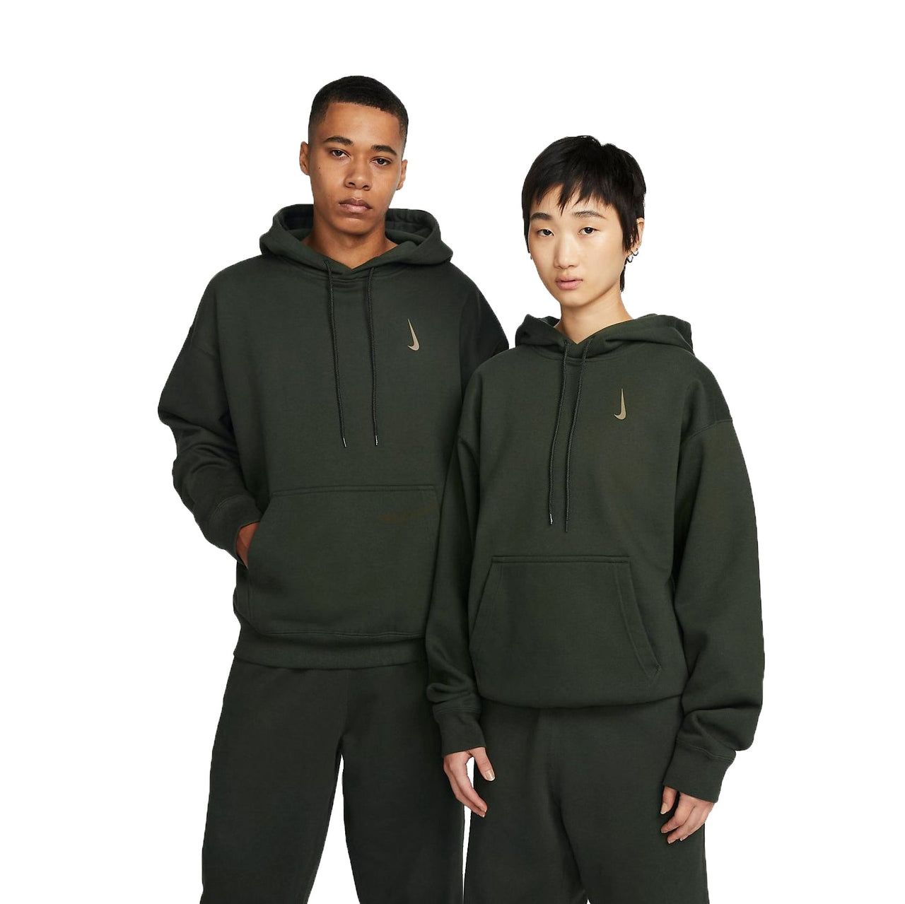 Nike x Billie Eilish Fleece Hoodie 'Sequoia Mushroom' DQ7750-355
