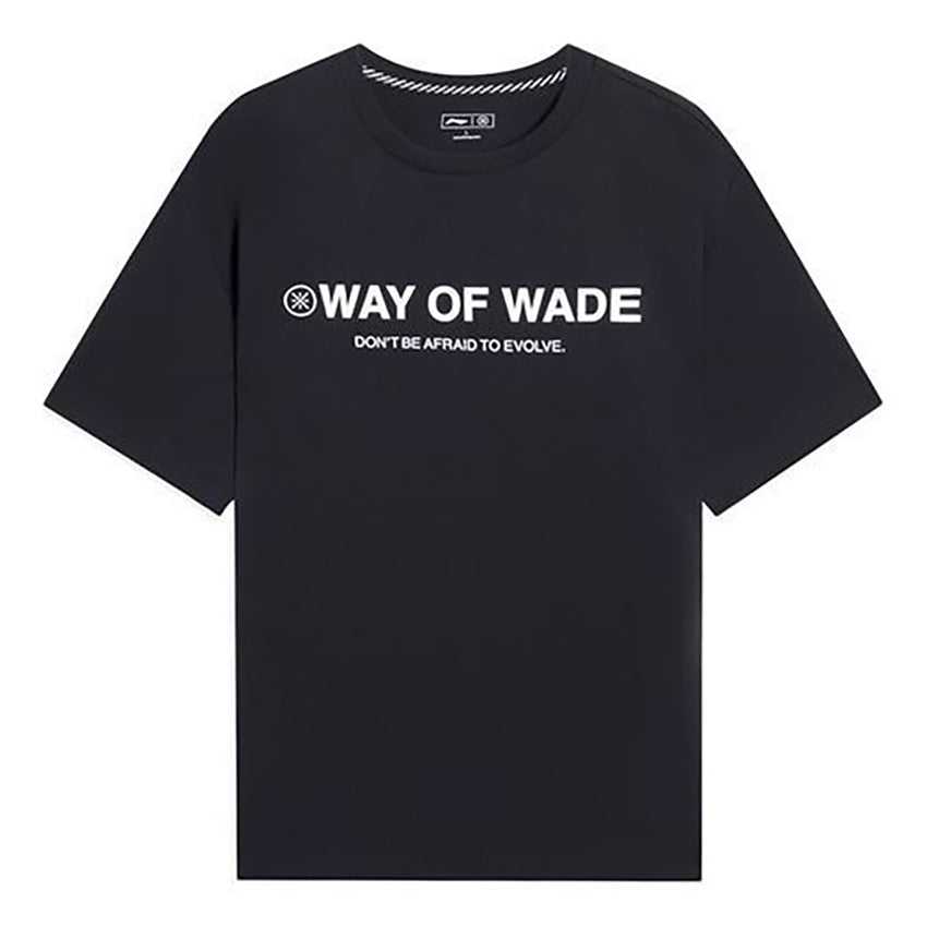Li-Ning Way Of Wade Graphic T-shirt 'Black' AHSS809-1