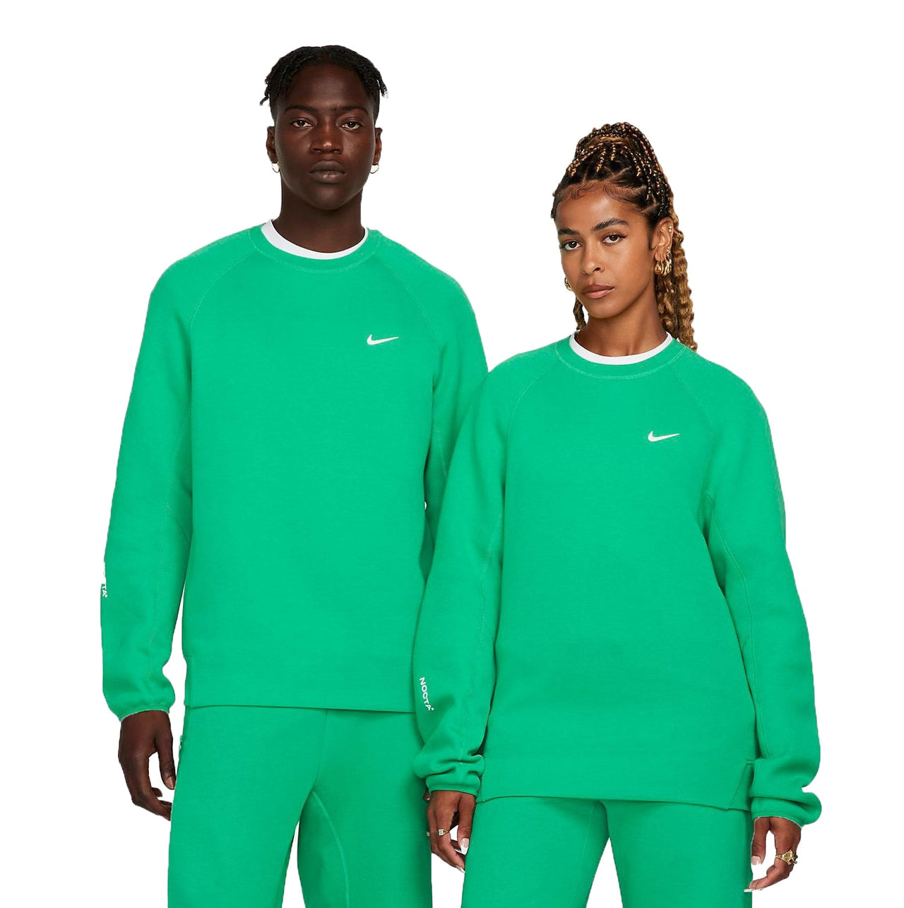 Nike x NOCTA Drake Tech Fleece Crew Sweatshirt 'Stadium Green' FD8457-324