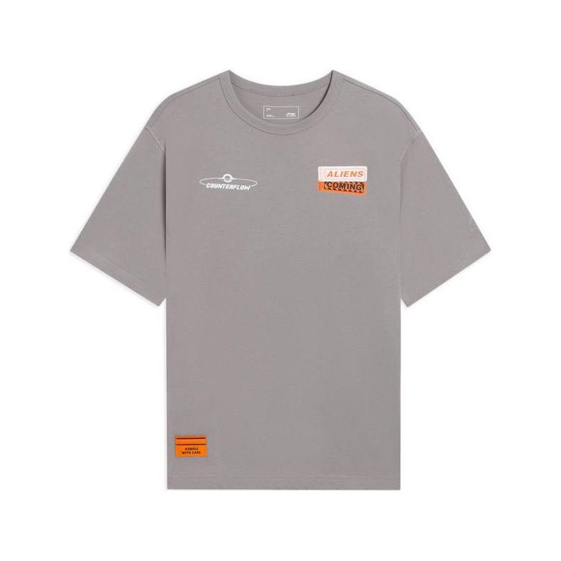 Li-Ning Counterflow Graphic T-shirt 'Taupe' AHSSC41-3