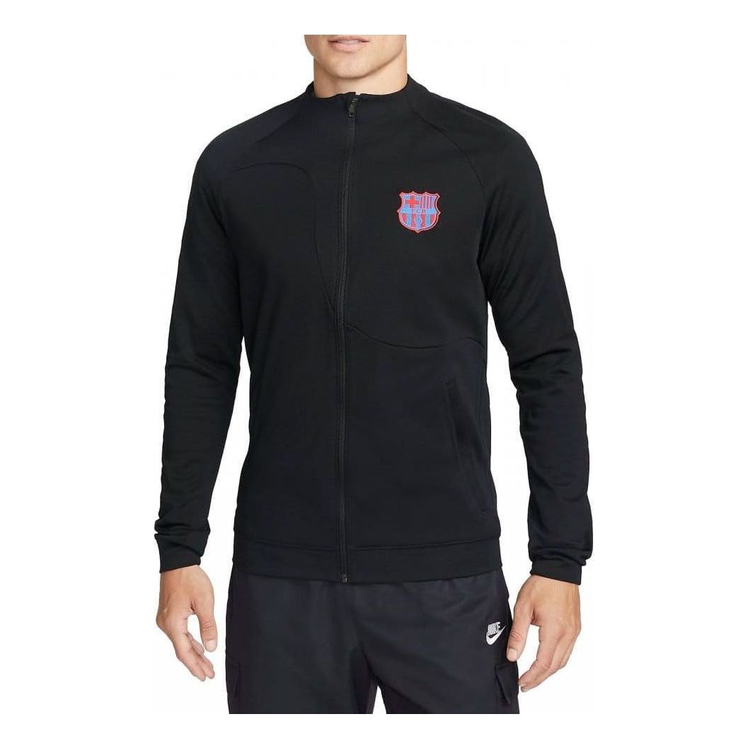 Nike F.C. Barcelona Academy Pro Knit Football Jacket 'Black' DN3077-010