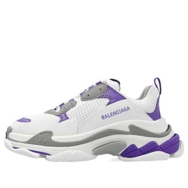 (WMNS) Balenciaga Triple S 'White Purple' 524039W2FW59551