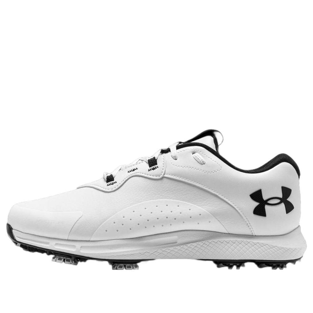 Under Armour Charged Draw 2 Golf Wide 'White Black' 3026401-100