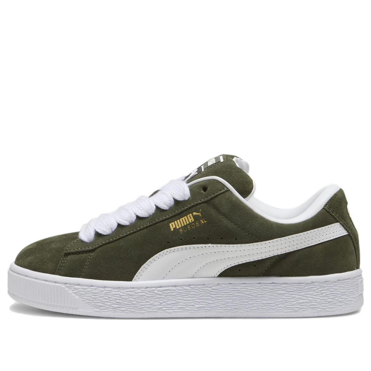 PUMA Suede XL 'Dark Olive White' 395205-13
