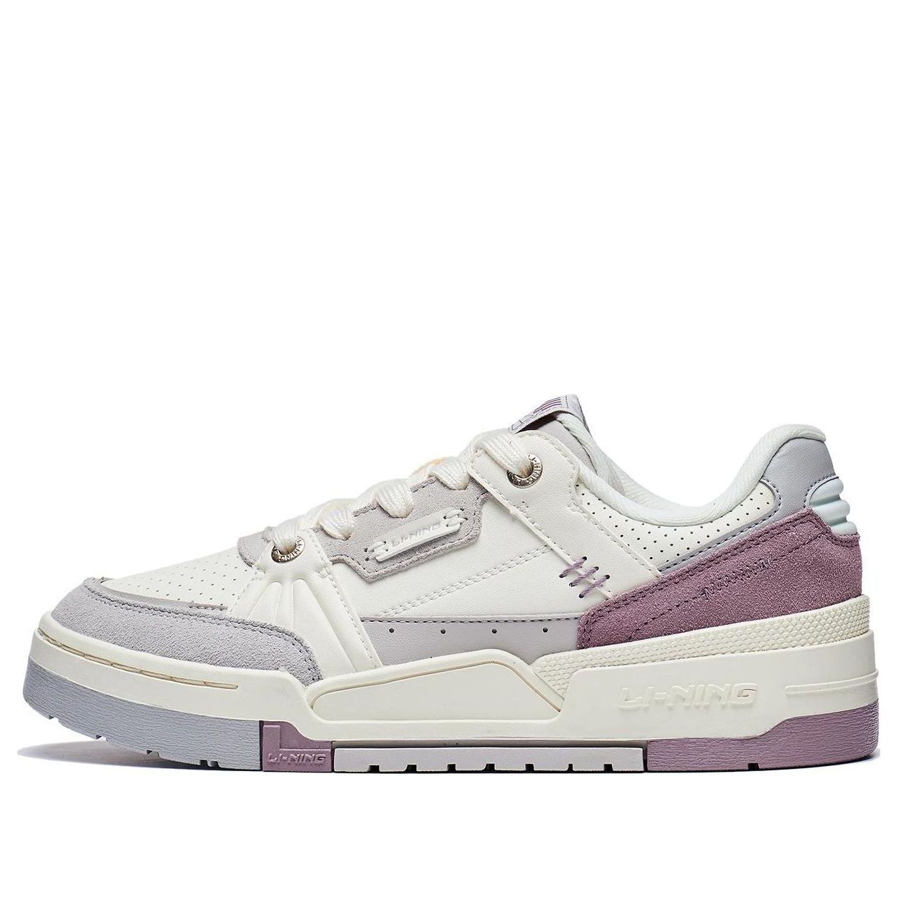 (WMNS) Li-Ning Journey 1.5 'White Grey Purple' AGCT266-1