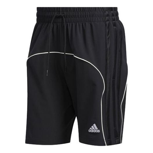 Men's adidas Harden Short James Harden Logo Embroidered Basketball Sports Shorts Black GD1590