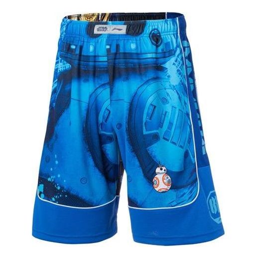 Li-Ning x Star Wars BadFive Basketball Shorts 'Blue Multi' AAPQ241-4