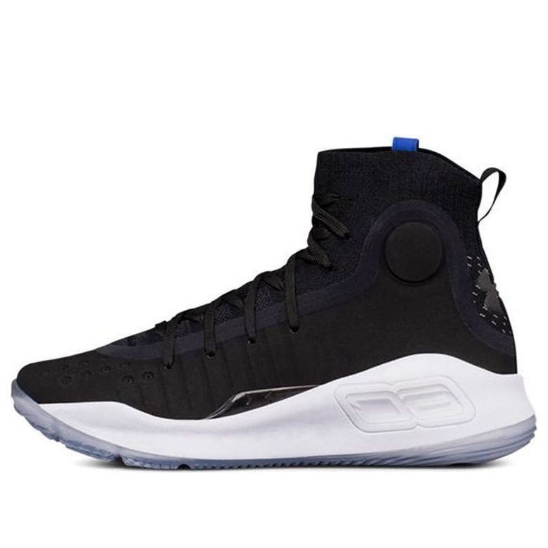 (GS) Under Armour Curry 4 4 'Black White' 1295995-005
