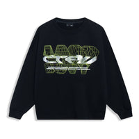 Li-Ning Counterflow Graphic Sweatshirt 'Black' AWDT529-1