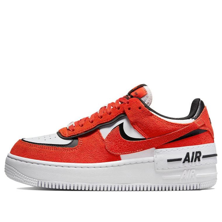 (WMNS) Nike Air Force 1 Shadow 'Cracked Leather - Rush Orange' DQ8586-800