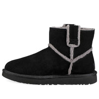 (WMNS) UGG Classic Mini Spill Seam Fleece Lined Black 1100211-BLK
