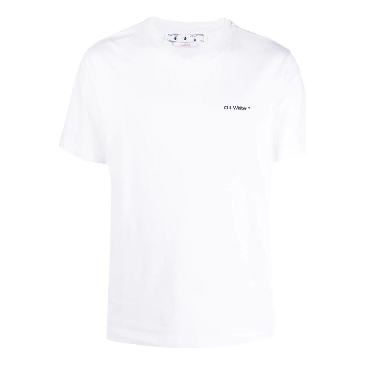 Off-White FW22 Round Neck T-Shirt 'White' OMAA027F22JER0160110