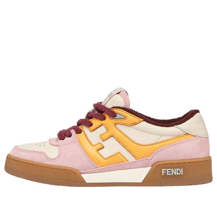 (WMNS) FENDI Match Low Top 'Pink Yellow' 8E8252AI1NF1H1C