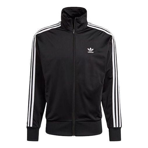 adidas originals Casual Cozy Stand Collar Jacket Black GN3521