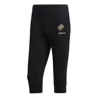 Men's adidas neo PNDA 3/4TP Sports Cropped Pants/Trousers Black GJ6689