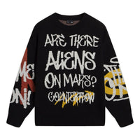 Li-Ning CF Mars Graphic Crew Neck Sweater 'Black' AMBS187-3