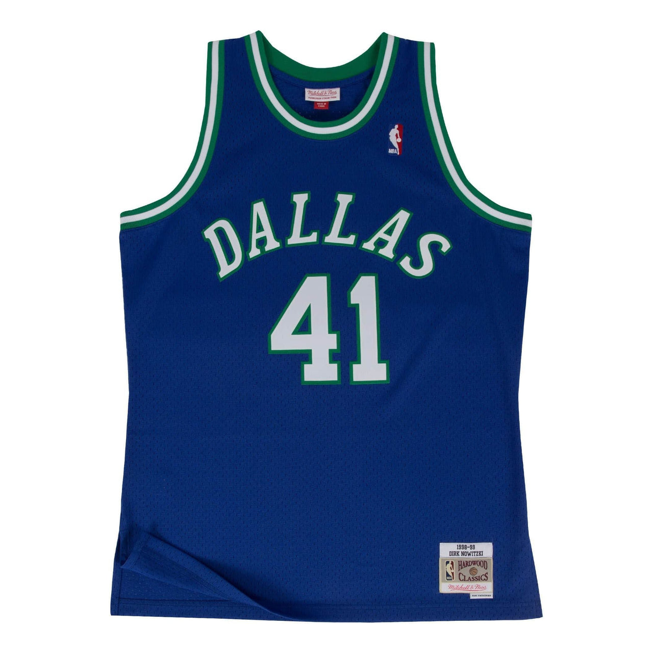 Mitchell & Ness x Dallas Mavericks Road 1998-99 Swingman Jersey 'Dirk Nowitzki 41' SMJYGS18158-DMAROYA98DNO