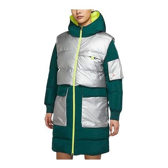 (WMNS) Air Jordan Winter Utility Coat 'Green' CV2561-300