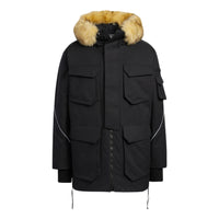 adidas Originals Mid Down Jacket 'Orbit Green Black' HM9698