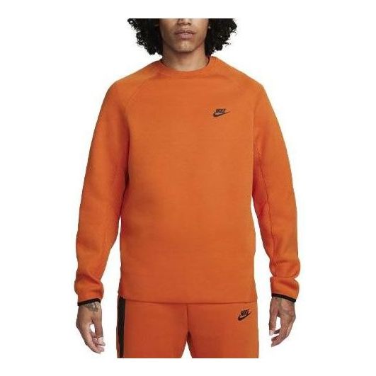 Nike Sportswear Tech Fleece Crewneck Sweatshirt 'Orange' FB7916-893