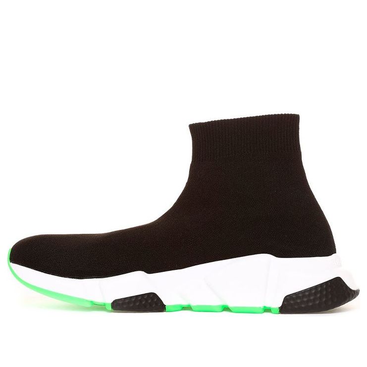 (WMNS) Balenciaga Speed Trainer 'Black White Green' 587280W17041073