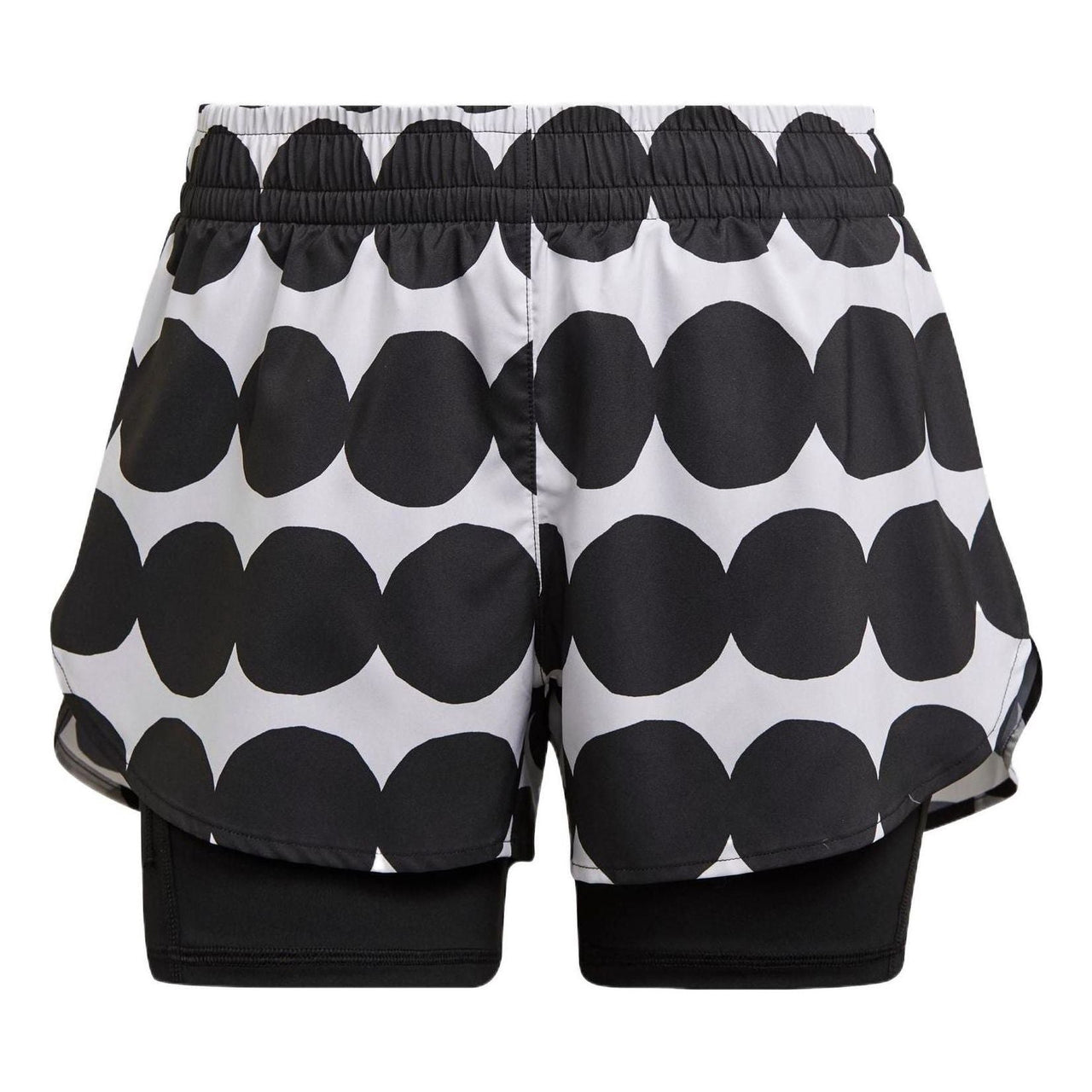 (WMNS) adidas x Marimekko Marathon 20 Shorts 'Black White' GU2526