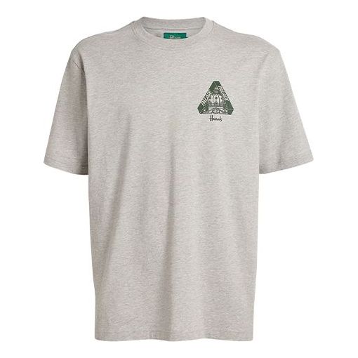 Palace x Harrods Logo T-shirt 'Grey' PAL-FW21-001