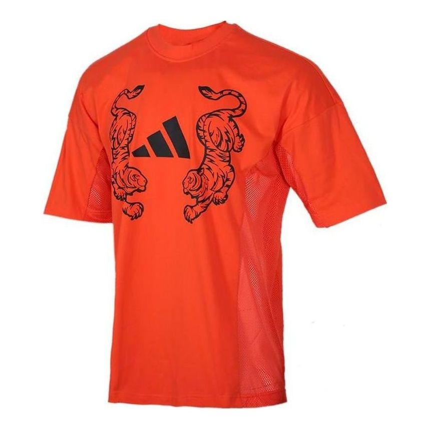 adidas Graphic T-Shirt 'Orange Black' FL7751