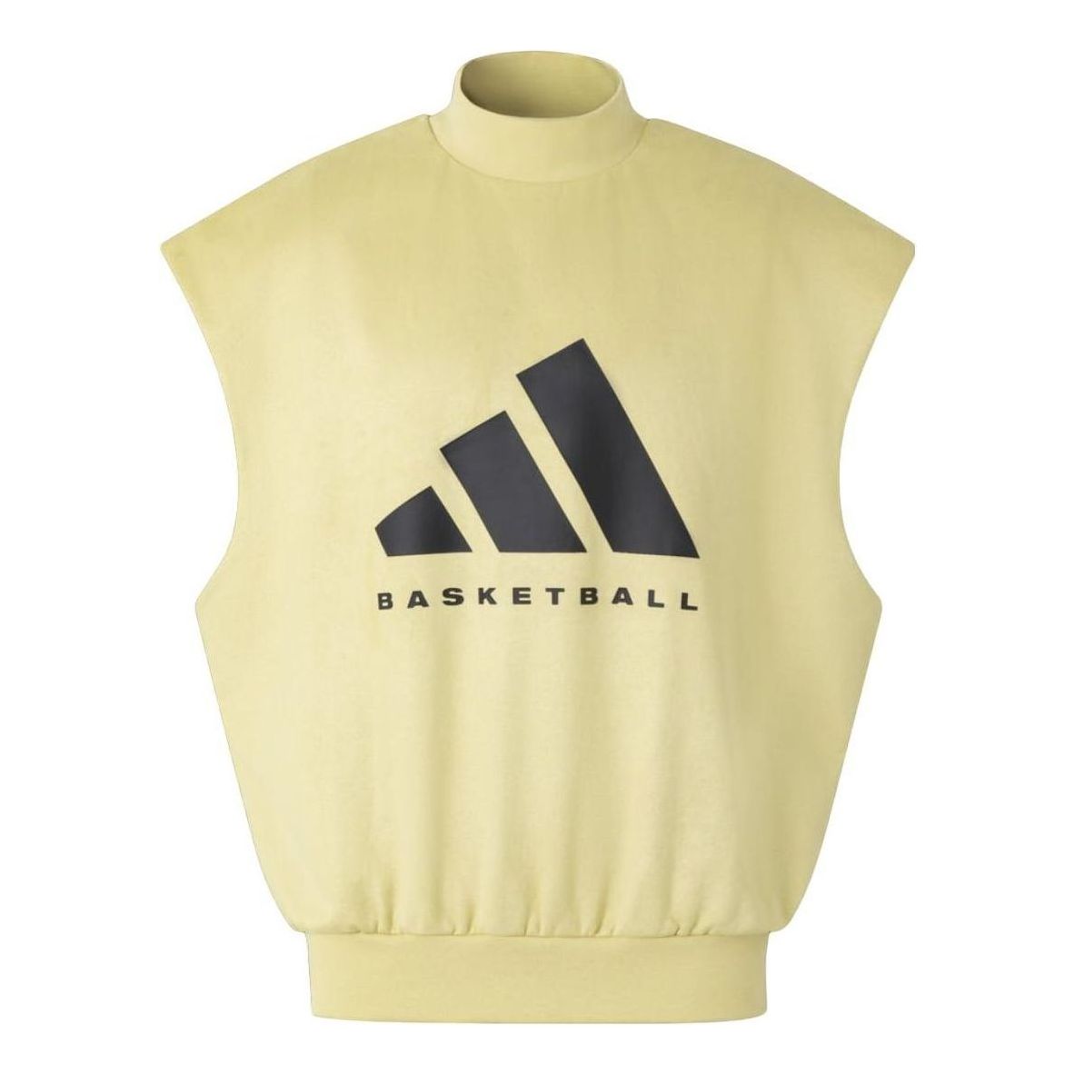 adidas Basketball Sueded Sleeveless Sweatshirt 'Halo Gold' IN7703