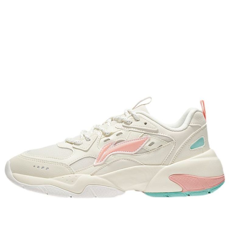 (WMNS) Li-Ning Sport Leisure Low 'Cream White Pink' AGCR478-1