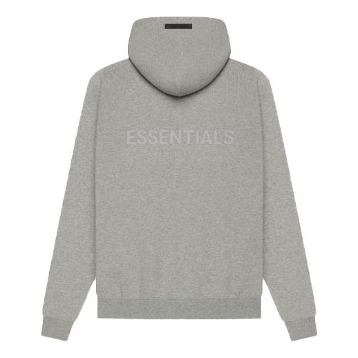 Fear of God Essentials SS21 Pullover Hoodie 'Dark Heather Oatmeal' FOG-SS21-609