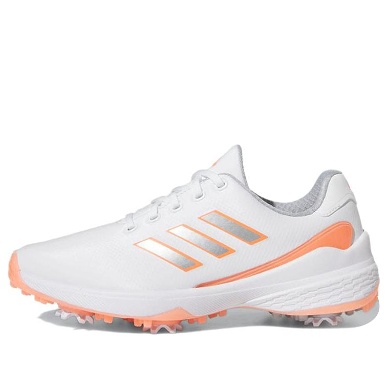 (WMNS) adidas ZG23 Golf Shoes 'Cloud White Silver Metallic Coral Fusion' GZ2176