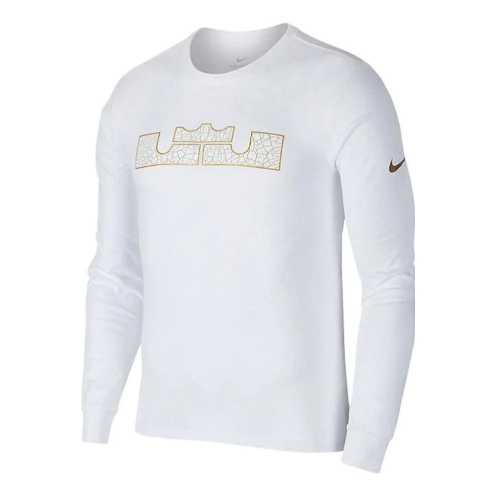Nike Dri-Fit Lebron Logo T-shirt 'White' 924224-100