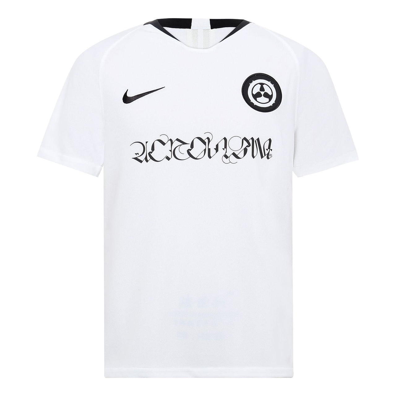 Nike x ACRONYM Crossover Fan Edition Printing Logo V neck Short Sleeve Asia Edition White DC8809-100
