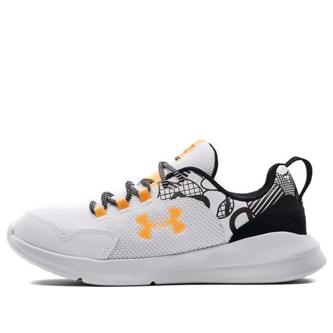 (GS) Under Armour Essential Colorshift Sportstyle Running Shoes Black/Gray 3024748-101