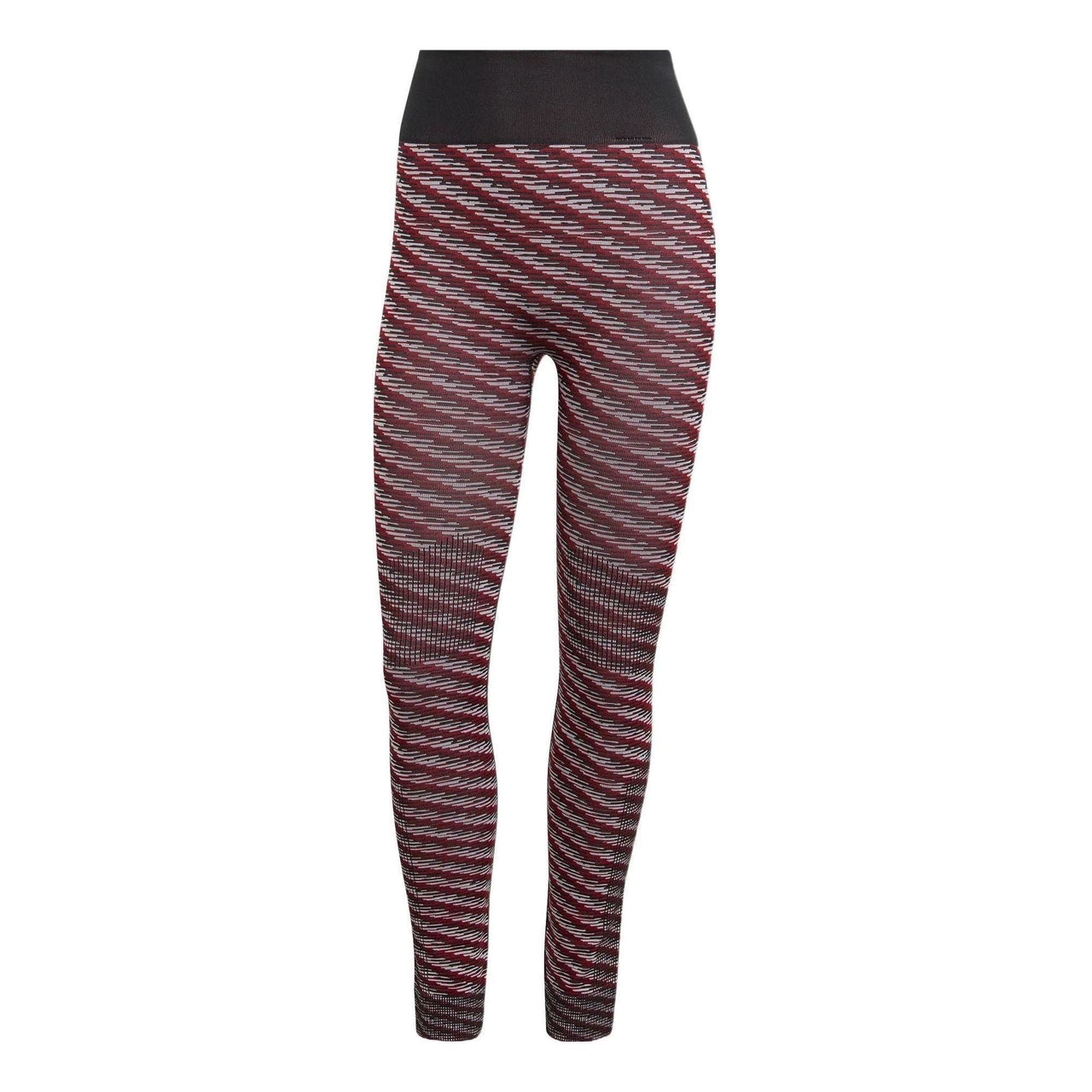 (WMNS) adidas by Stella McCartney Knit Training Tights 'Red Black' HG1267