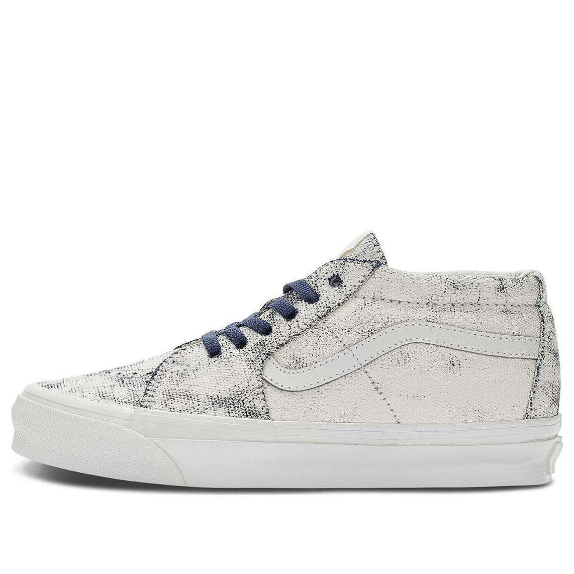Vans OG Sk8-Mid LX 'Distress White Navy' VN0A4BVCWTM