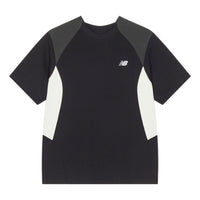 New Balance x LiangDong Color Block T-Shirt 'Black' NEE17113-BK