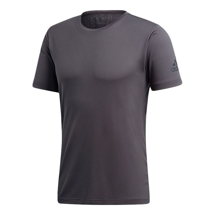 adidas Freelift Chill Training Sports Round Neck Short Sleeve Gray CZ5471