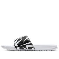Nike Benassi JDI Print Slide 'White Black Swoosh' 631261-106