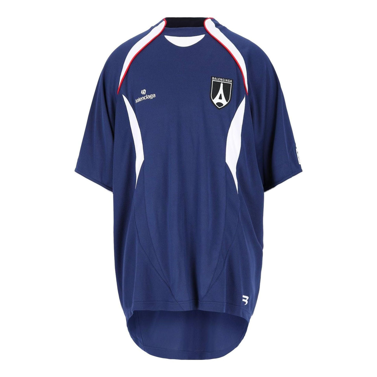 Balenciaga Soccer T-shirt Oversized 'Blue' 641664TJV054482