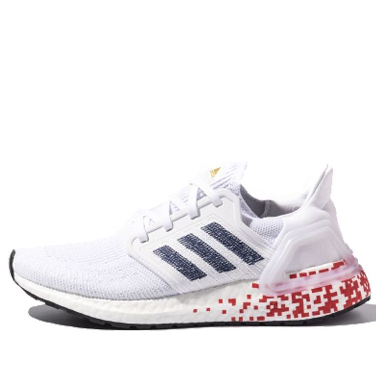 (WMNS) adidas Ultraboost 20 'White Blue Red' FY3462
