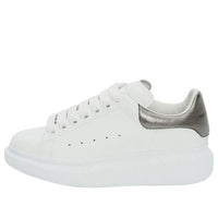 (WMNS) Alexander McQueen Oversized Sneaker 'Bleach White Silver' 553770WHFBU9042